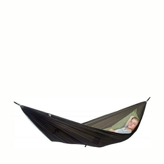 Amazonas Moskito Traveller Thermo XXL Αιώρα Αλεξίπτωτο Υφασμάτινη Μπεζ 240x64εκ.