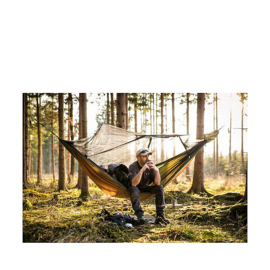 Amazonas Adventure Hero XXL Αιώρα Αλεξίπτωτο Διπλή Υφασμάτινη Πορτοκαλί 305x160εκ.