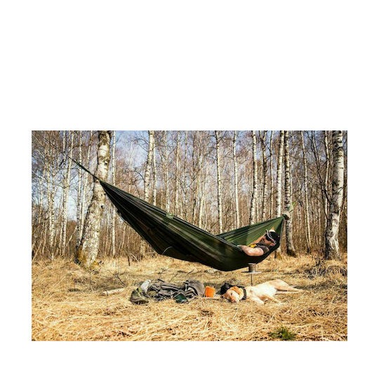 Amazonas Adventure Hero XXL Αιώρα Αλεξίπτωτο Διπλή Υφασμάτινη Πορτοκαλί 305x160εκ.