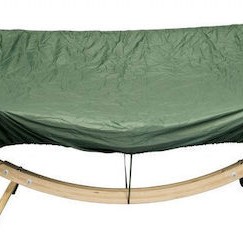 Amazonas Αδιάβροχο Προστατευτικό Κάλυμμα Ξαπλώστρας 400x135x395cm σε Πράσινο Χρώμα