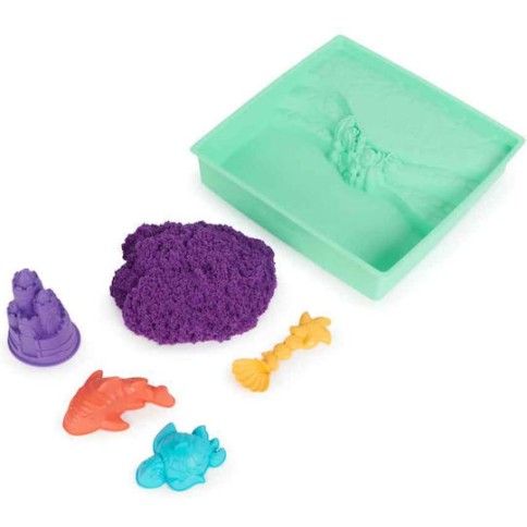Spin Master Παιχνίδι Κατασκευών με Άμμο Kinetic Sand: Sandbox Purple για Παιδιά 3+ Ετών