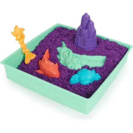 Spin Master Παιχνίδι Κατασκευών με Άμμο Kinetic Sand: Sandbox Purple για Παιδιά 3+ Ετών