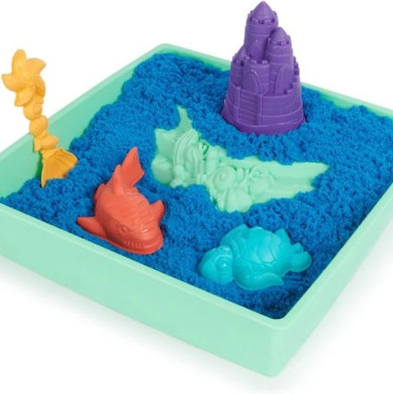 Spin Master Παιχνίδι Κατασκευών με Άμμο Sandbox Set Μπλε για Παιδιά 3+ Ετών