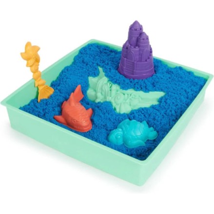 Spin Master Παιχνίδι Κατασκευών με Άμμο Sandbox Set Μπλε για Παιδιά 3+ Ετών