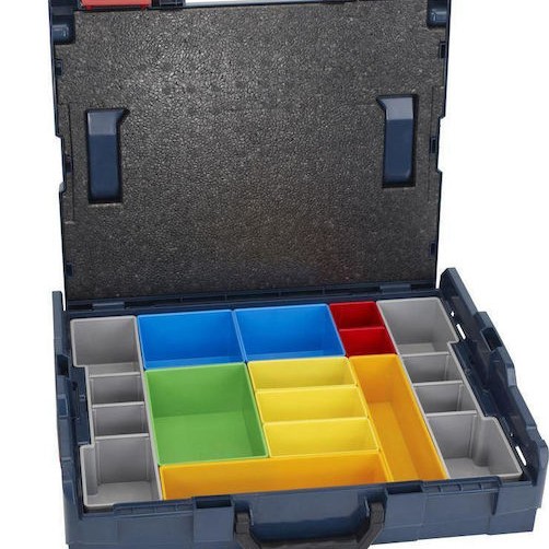 Bosch L-Boxx 102 Ταμπακιέρα Εργαλείων 12 Θέσεων με Αφαιρούμενα Κουτιά Πολύχρωμη 44.2x35.7x11.7εκ.