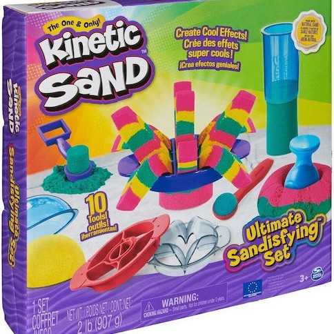 Spin Master Παιχνίδι Κατασκευών με Άμμο Sandisfying Set για Παιδιά 3+ Ετών