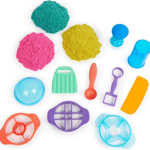 Spin Master Παιχνίδι Κατασκευών με Άμμο Sandisfying Set για Παιδιά 3+ Ετών