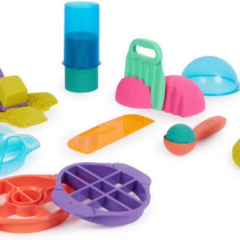 Spin Master Παιχνίδι Κατασκευών με Άμμο Sandisfying Set για Παιδιά 3+ Ετών