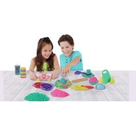 Spin Master Παιχνίδι Κατασκευών με Άμμο Sandisfying Set για Παιδιά 3+ Ετών