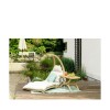 Lounger Κρεμαστή Κούνια Πολυθρόνα με Μαξιλάρι Ξύλινη Μπεζ Αντοχής έως 120kg Μ57xΠ114xΥ157cm
