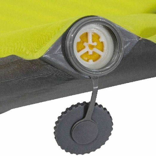 High Peak Oregon L Αυτοφούσκωτο Μονό Υπόστρωμα Camping 195x60cm Πάχους 5cm Κίτρινο