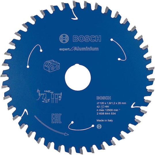 Bosch Δίσκος Κοπής Ξύλου 120mm 2608644534