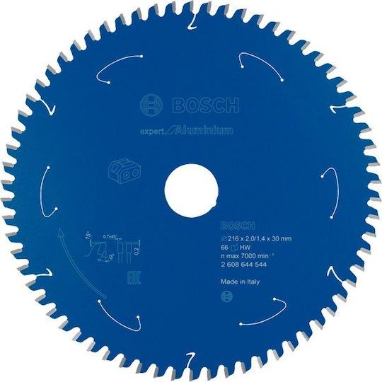 Bosch Expert Δίσκος Κοπής Αλουμινίου 216mm 2608644544