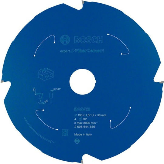 Bosch Δίσκος Κοπής Δομικών Υλικών 190mm