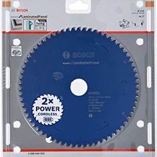 Bosch Δίσκος Κοπής Ξύλου με 66 Δόντια 216mm