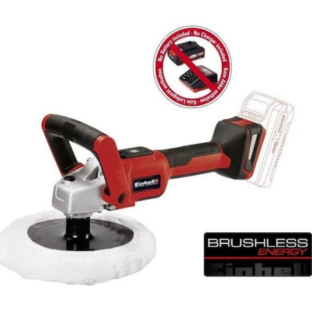 Einhell CE-CP 18/180 Li E-Solo Περιστροφικός Αλοιφαδόρος Brushless 18V Solo με Ταχύτητα 500-3000rpm & Ρύθμιση Στροφών