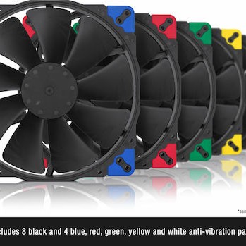 Noctua NF-A20 chromax.black.swap Case Fan 200mm με Σύνδεση 4-Pin PWM