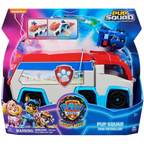Spin Master The Mighty Movie Αυτοκινητάκι Paw Patrol Pup Squad Paw Patroller για 3+ Ετών