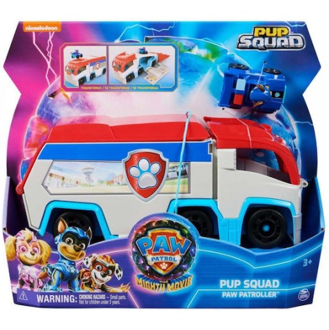 Spin Master The Mighty Movie Αυτοκινητάκι Paw Patrol Pup Squad Paw Patroller για 3+ Ετών