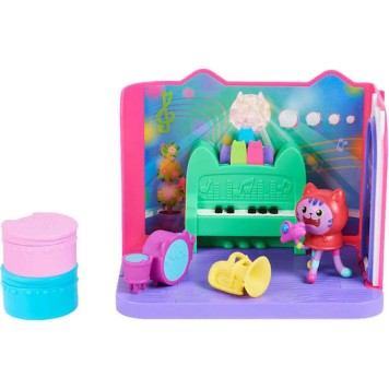 Spin Master Παιχνίδι Μινιατούρα Gabby´s Dollhouse Daniel James Catnip' Groovy Music Room για 3+ Ετών