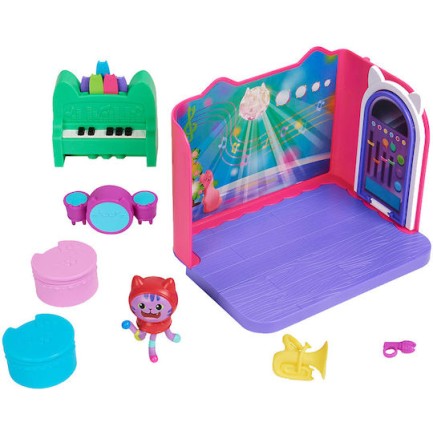 Spin Master Παιχνίδι Μινιατούρα Gabby´s Dollhouse Daniel James Catnip' Groovy Music Room για 3+ Ετών