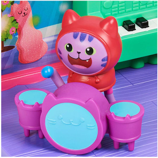 Spin Master Παιχνίδι Μινιατούρα Gabby´s Dollhouse Daniel James Catnip' Groovy Music Room για 3+ Ετών