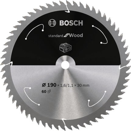 Bosch Δίσκος Κοπής Ξύλου 190mm 2608837711