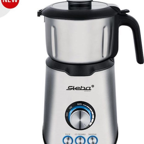 Steba MX4 Plus Μπλέντερ για Smoothies με Γυάλινη Κανάτα 1.75lt 1200W Inox