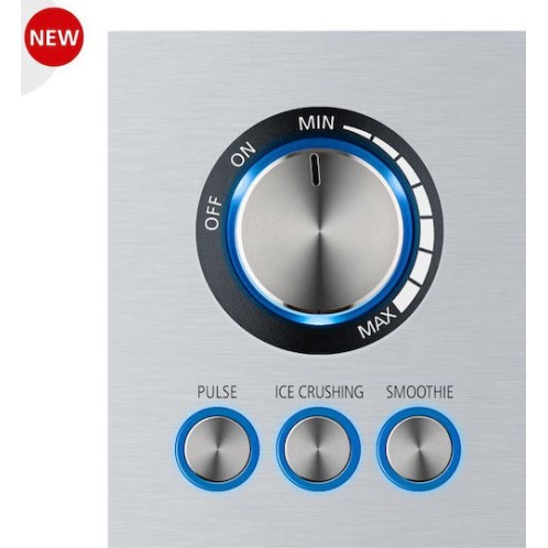 Steba MX4 Plus Μπλέντερ για Smoothies με Γυάλινη Κανάτα 1.75lt 1200W Inox