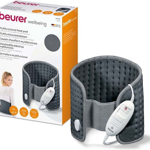 Beurer Hk 49 Ηλεκτρική Θερμοφόρα Πλάτης Γκρι 69x29εκ.