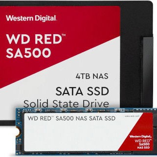 Western Digital Red SA500 NAS m.2 SSD 500GB M.2 SATA III WDS500G1R0B