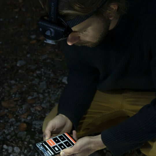 LedLenser Επαναφορτιζόμενος Φακός Κεφαλής LED IPX4 με Μέγιστη Φωτεινότητα 1000lm MH11 Gray