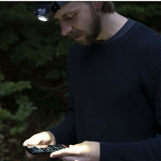 LedLenser Επαναφορτιζόμενος Φακός Κεφαλής LED IPX4 με Μέγιστη Φωτεινότητα 1000lm MH11 Gray