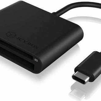 Icy Box Card Reader USB 3.0 Type-C για SD/microSD