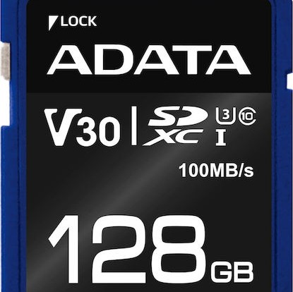 Adata Premier Pro SDXC 128GB Class 10 U3 V30 UHS-I
