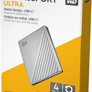 Western Digital My Passport Ultra USB 3.1 / USB-C Εξωτερικός HDD 4TB 2.5