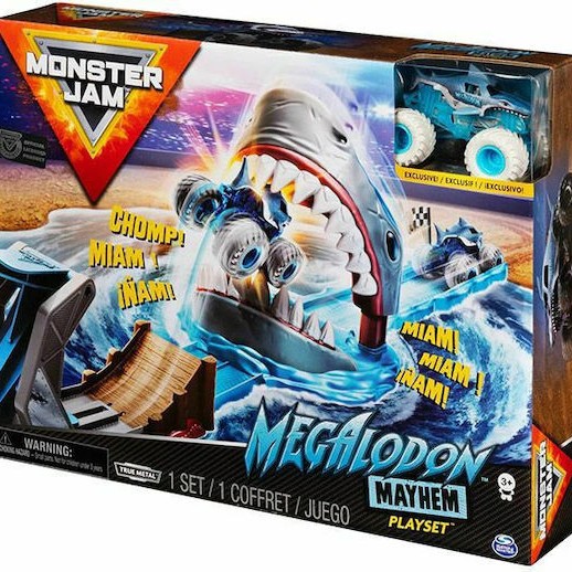 Spin Master Πίστα 1:64 Megalodon Mayhem για 3+ Ετών