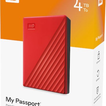 Western Digital My Passport (2019) USB 3.2 Εξωτερικός HDD 4TB 2.5