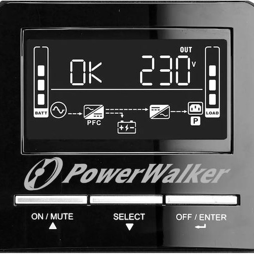 Powerwalker VI 1100 CW UPS Line-Interactive 1100VA 770W με 3 Schuko Πρίζες
