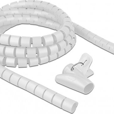 DeLock Σπιράλ 15mm 2.5m Λευκό