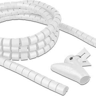 DeLock Σπιράλ 20mm 2.5m Λευκό