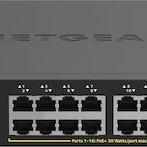 NetGear GS324P Unmanaged L2 PoE+ Switch με 24 Θύρες Gigabit (1Gbps) Ethernet