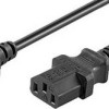 Goobay IEC C14 - IEC C13 Cable 5m Μαύρο 39203