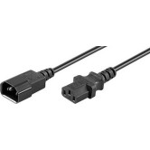 Goobay IEC C14 - IEC C13 Cable 5m Μαύρο 39203