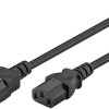 Goobay IEC C14 - IEC C13 Cable 5m Μαύρο 39203