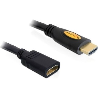 DeLock HDMI 1.4 Cable HDMI male - HDMI female 3m Μαύρο