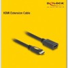 DeLock HDMI 1.4 Cable HDMI male - HDMI female 3m Μαύρο