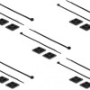 DeLock Cable Tie Mount Δεματικά Καλωδίων 300x4.8mm Μαύρο 10τμχ 18831