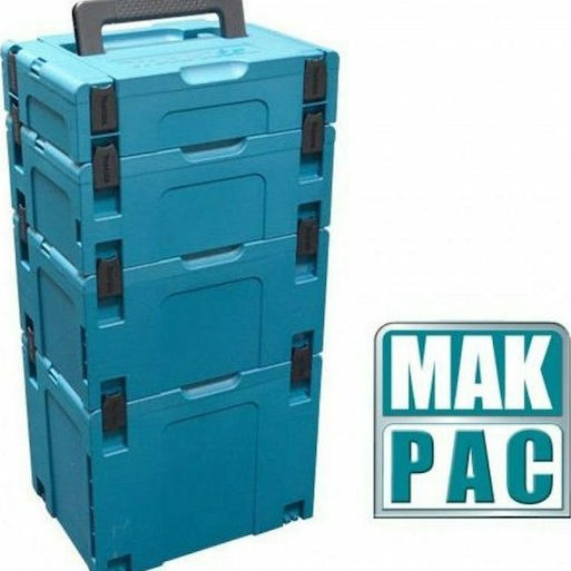 Makita MacPak 4 Εργαλειοθήκη Χειρός Πλαστική Π39.6xB29.6xΥ31.5cm