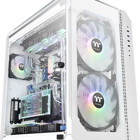 Thermaltake View 51 TG ARGB Gaming Midi Tower Κουτί Υπολογιστή με Πλαϊνό Παράθυρο Snow